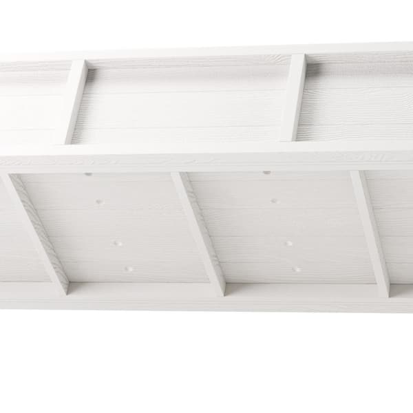 LUE BONA Raised Bed, Elevated Wood Planter Box Stand Backyard, Balcony-White DPTHD23002-1 - The Home Depot