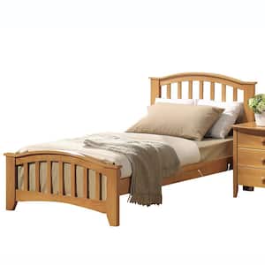 San Marino Maple Twin Size Panel Bed