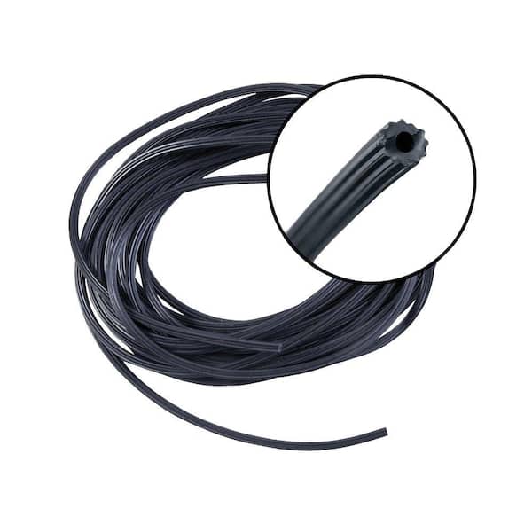 0.210 in. x 25 ft. Black Screen Spline