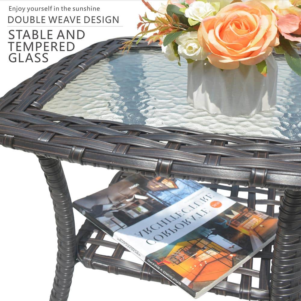 7-Person Gray Steel Frame Patio Sofa Set with Orange Cushions