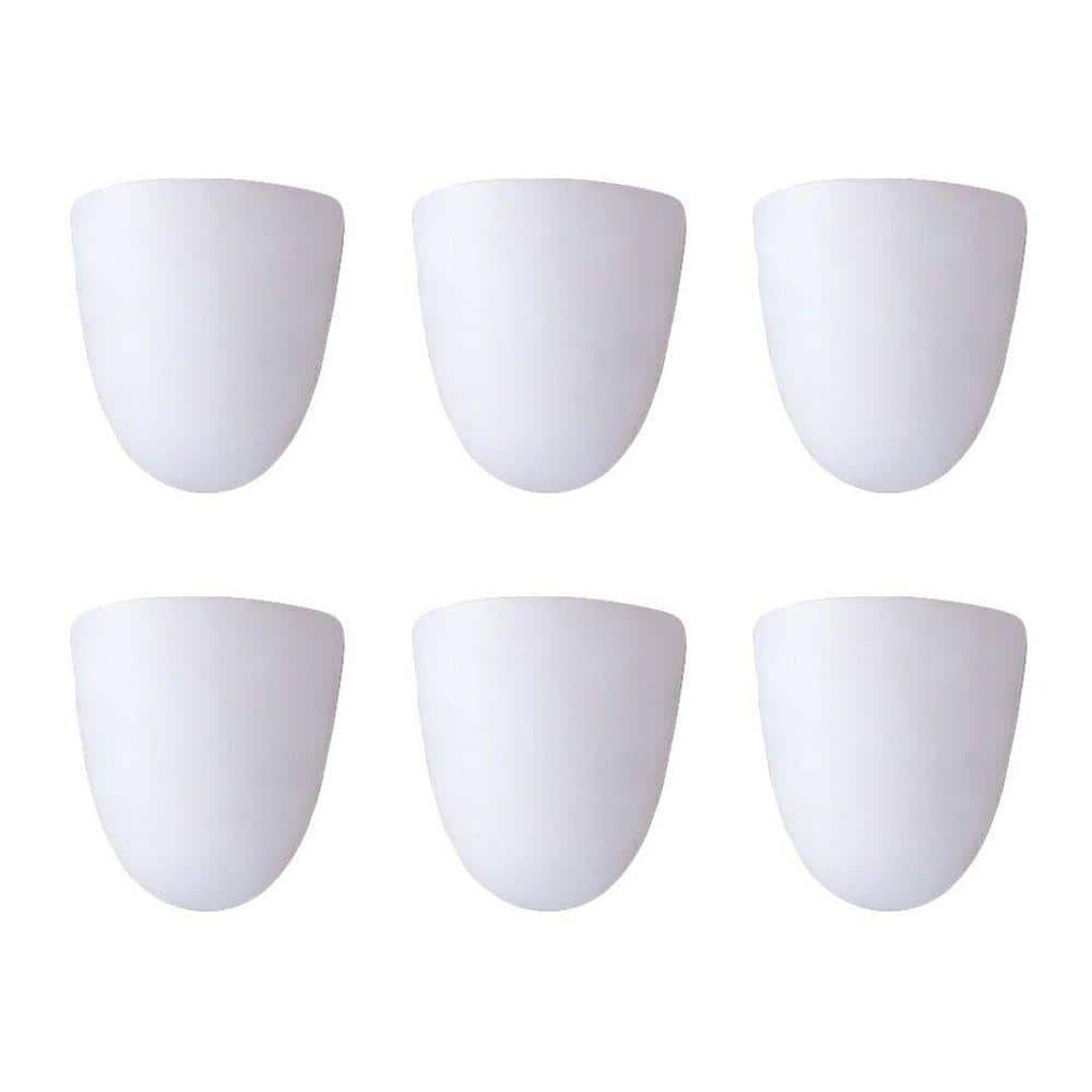 Moathty Plastic Wall Planter with Self-Watering and Lightweight for Garden, Indoor Plants (6-Pack)