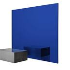 24 in. x 48 in. x 0.118 in. Blue Acrylic Mirror