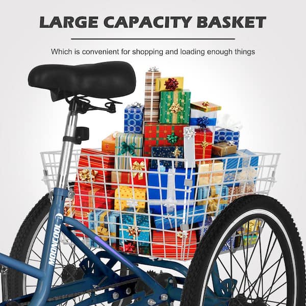 Viribus Adult Tricycle 1 Speed, 3 Wheel Bikes