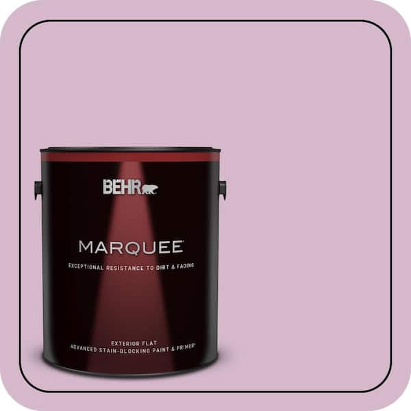 BEHR MARQUEE 1 gal. #680D-4 Velvet Slipper Flat Exterior Paint & Primer