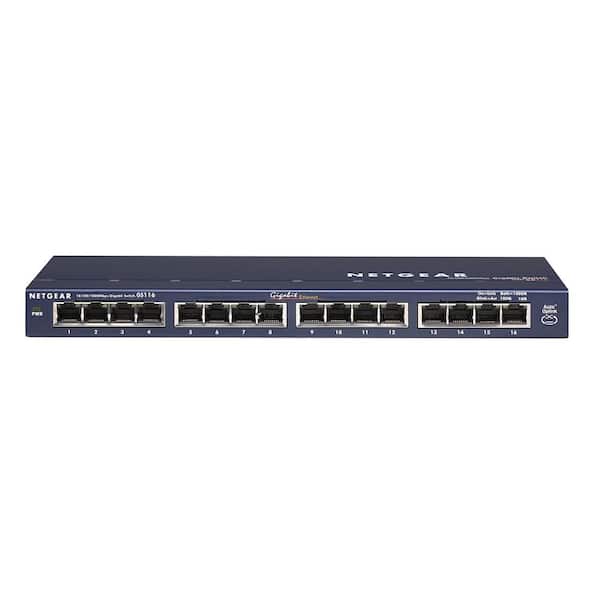 Netgear 16-Port 10/100/1000 Mbps Ethernet Switch