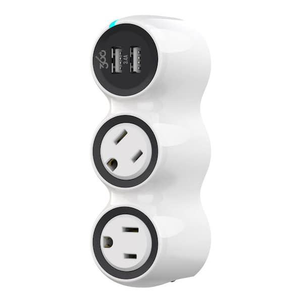 360 Electrical PowerCurve 2-Outlet Mini