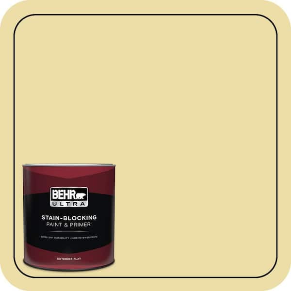 BEHR ULTRA 1 qt. #PPU8-12 Refreshing Tea Flat Exterior Paint & Primer