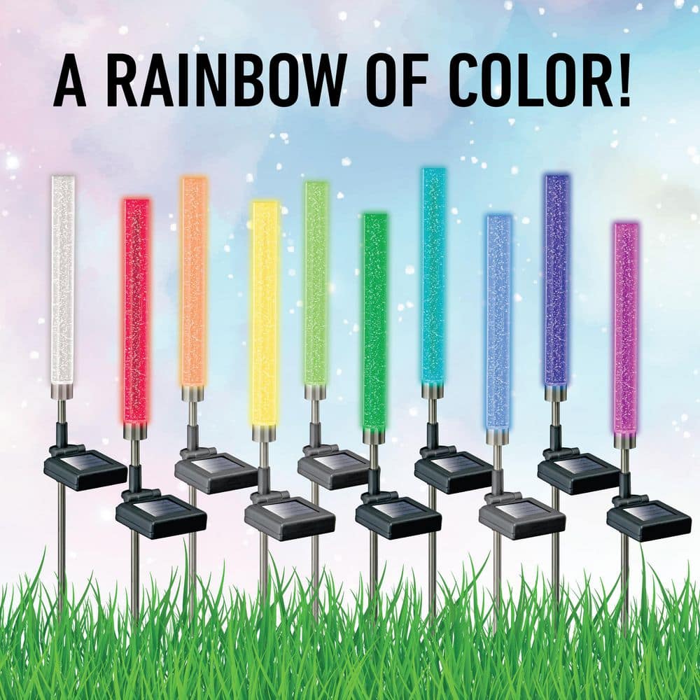 Color Changing Solar Powered LED Pathway Light Pack