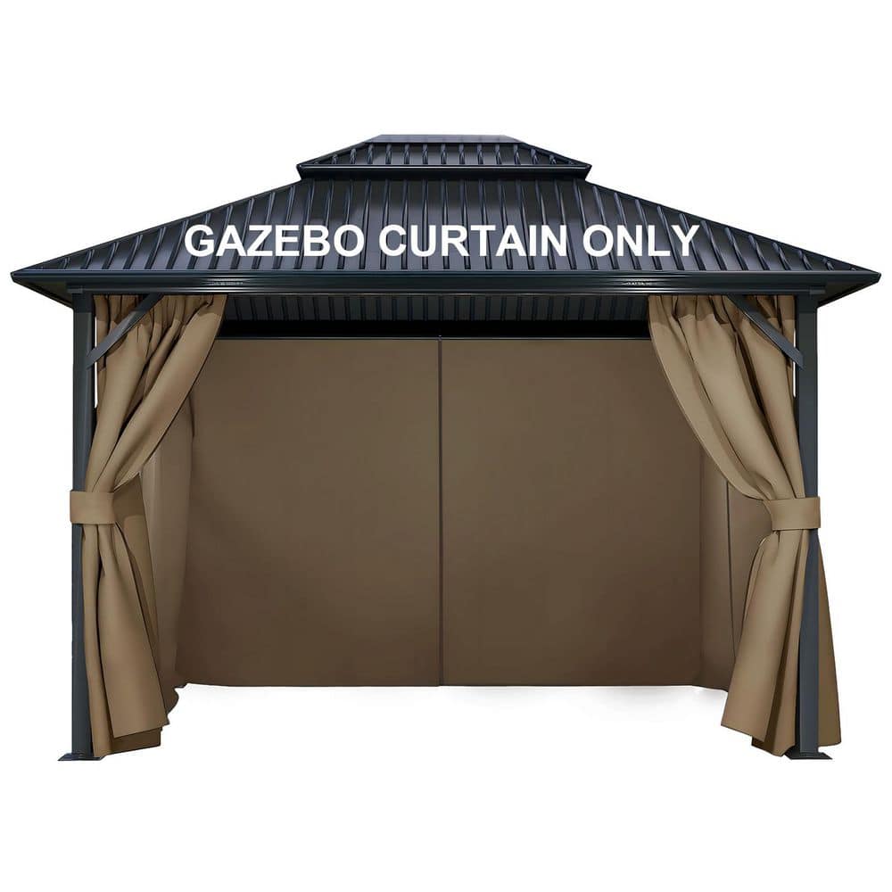 12 ft. x 12 ft. Gazebo Universal Replacement 4-Panel Privacy Curtain Sidewalls price history on PriceWatchPro