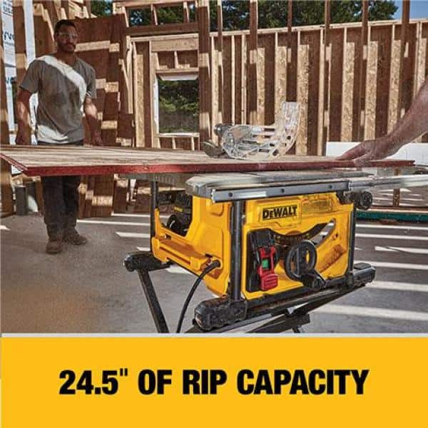 DEWALT 15 Amp Corded 8 1 4 in. Compact Portable Jobsite Tablesaw