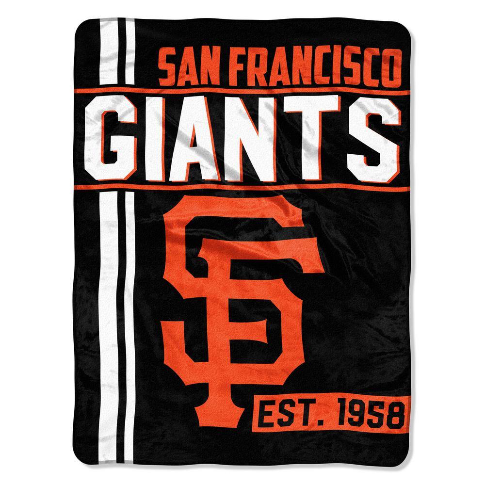 The Northwest Group San Francisco Giants Polyester Throw Blanket 1mlb059030026ret The Home Depot