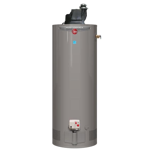 Rheem Performance 50 Gal Tall 6 Year 42 000 Btu Liquid Propane Power Vent Tank Water Heater Xp50t06pv42u0 The Home Depot