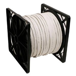 500 ft. RG59 Coaxial Cable with Power Cable in White