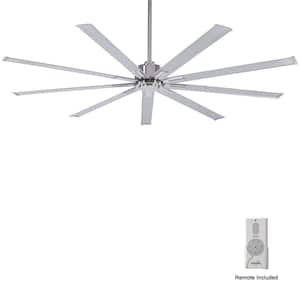 Xtreme 72 in. Indoor Brushed Nickel Ceiling Fan with Remote Control