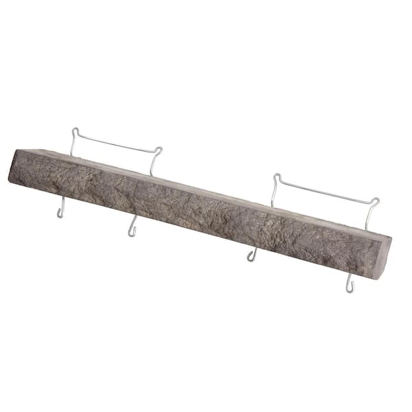 ClipStone 20 in. x 2-1/4 in. Smoke Wainscot Sill Flat