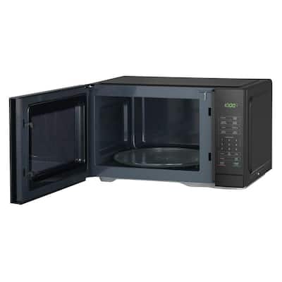 1.1 cu. ft. Countertop Microwave Oven in Black
