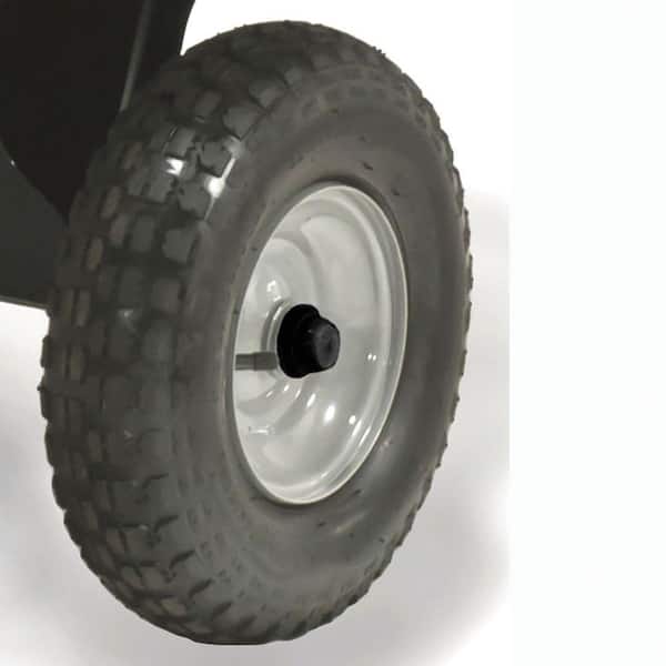 Dump Cart Pneumatic Tires Hauling Steel Hitch Pin Scratch Resistant 750 lb. 