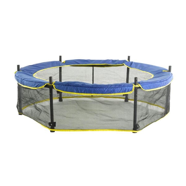 Machrus Upper Bounce Trampoline Safety Net - Fits 10 ft Round Trampolines  using 4 Curved Poles-Black