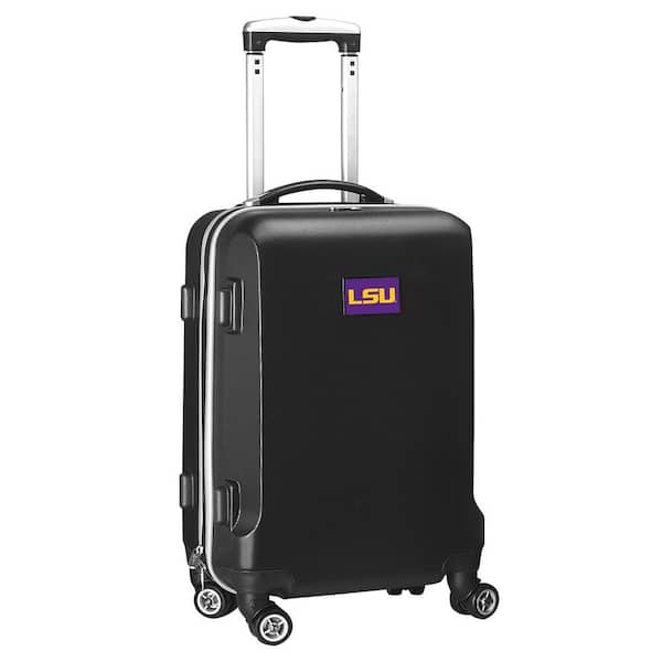 Denco NCAA LSU 21 in. Black Carry-On Hardcase Spinner Suitcase