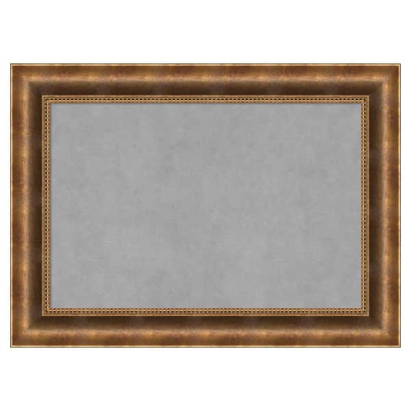 Amanti Art Manhattan Bronze 29 in. x 21 in. Framed Magnetic Board