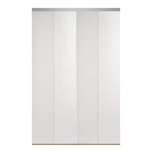 Impact Plus 47 in. x 80 in. Smooth Flush Primed Interior Closet Solid ...