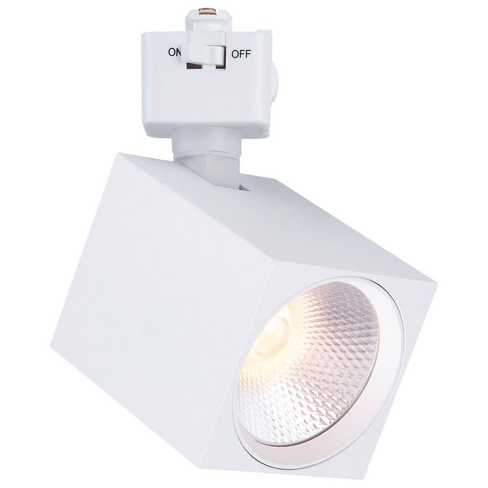 White Integrated LED Fixed Track 48-Degree Beam Spread J-Style Step Head price history on PriceWatchPro