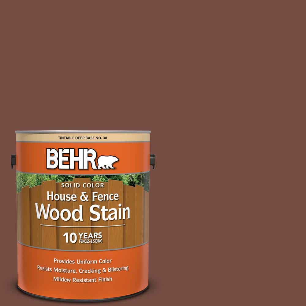 1 gal. #SC-129 Chocolate Solid Color House and Fence Exterior Wood Stain