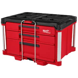 PACKOUT 22 in. Modular 3-Drawer Multi Drawer Tool Box with Metal Reinforced Corners and 50 lbs. Capacity