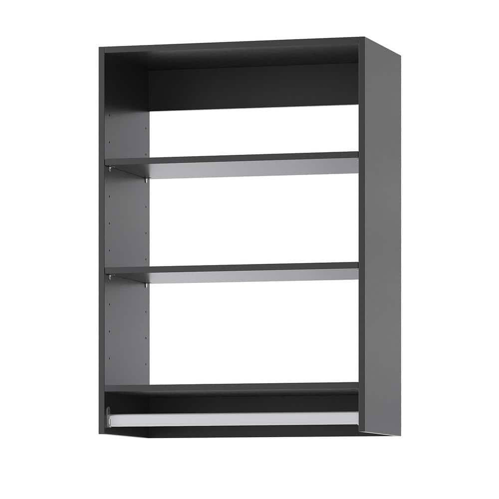 31.5 in. W Black Walk-ln Tower Unit Wall-mounted 3-Shelf Wood Closet System price history on PriceWatchPro