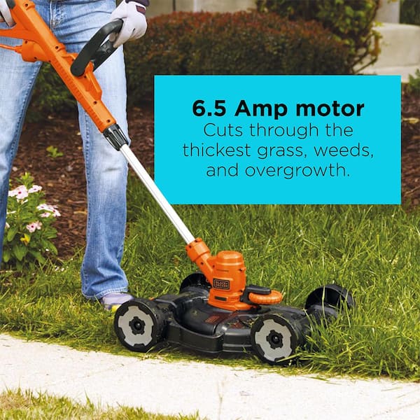 Reviews for BLACK+DECKER 12 in. 6.5 AMP Corded Electric 3-in-1 String  Trimmer & Lawn Edger with Lawn Mower Attachment