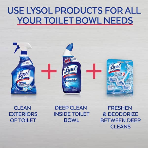 Lysol Toilet Bowl Cleaner 32 oz Bottles Liquid - 12 Pack