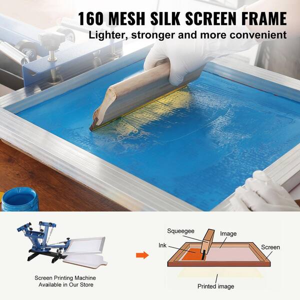 SKYSHALO Screen Printing Kit, 6-Pieces Aluminum Silk Screen
