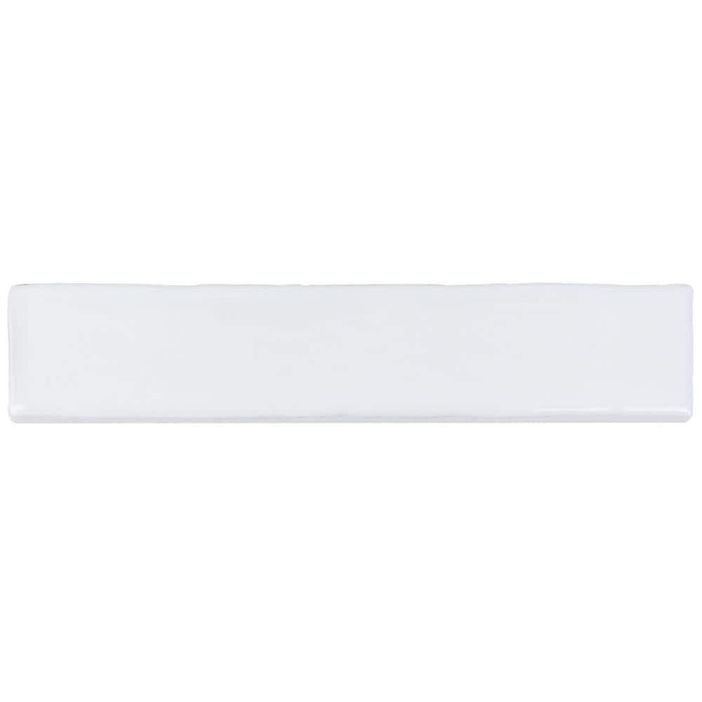 Brookline White 2" x 10" Polished Ceramic Subway Wall Tile
