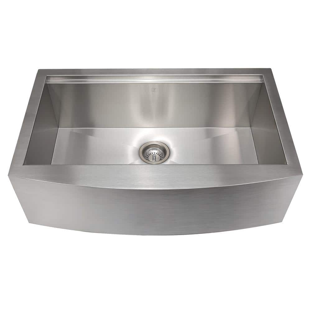 ZLINE 33" Stainless Steel Farmhouse Apron Single Bowl Kitchen Sink