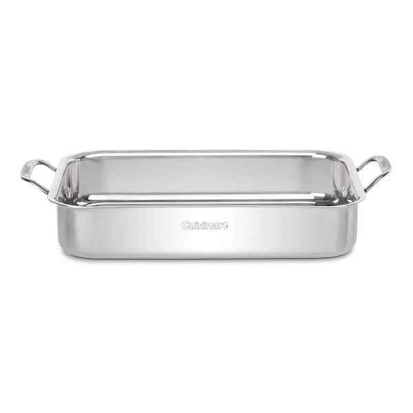 Lasagna Pan 14in With Stainless Steel Roasting Rack Casserole Dish Roasting Meat 