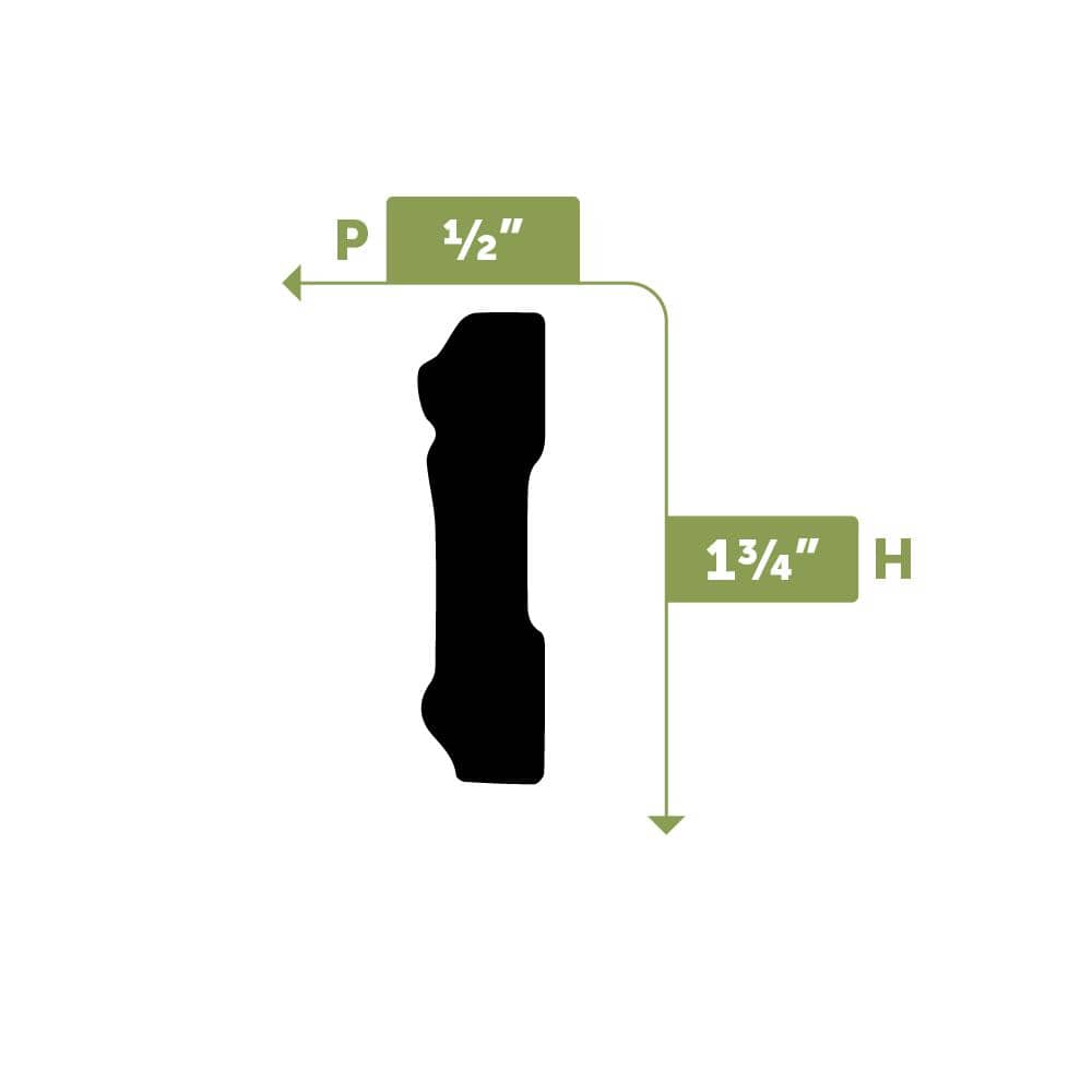 Sofia White Polyurethane Decorative Chair Rail Moulding