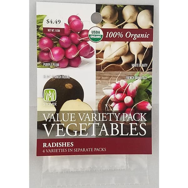 Radish Seed Combo Pack Organic