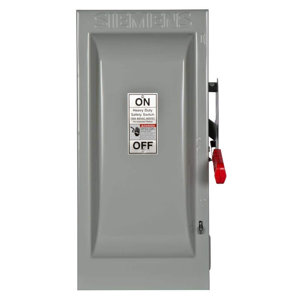 UPC 783643151185 product image for Heavy Duty 100 Amp 600-Volt 3-Pole Indoor Non-Fusible Safety Switch | upcitemdb.com