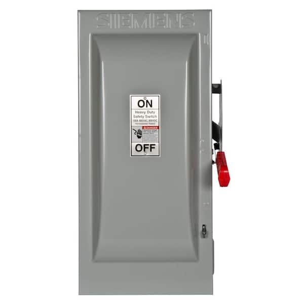 Siemens Heavy Duty 100 Amp 600-Volt 3-Pole Indoor Non-Fusible Safety Switch
