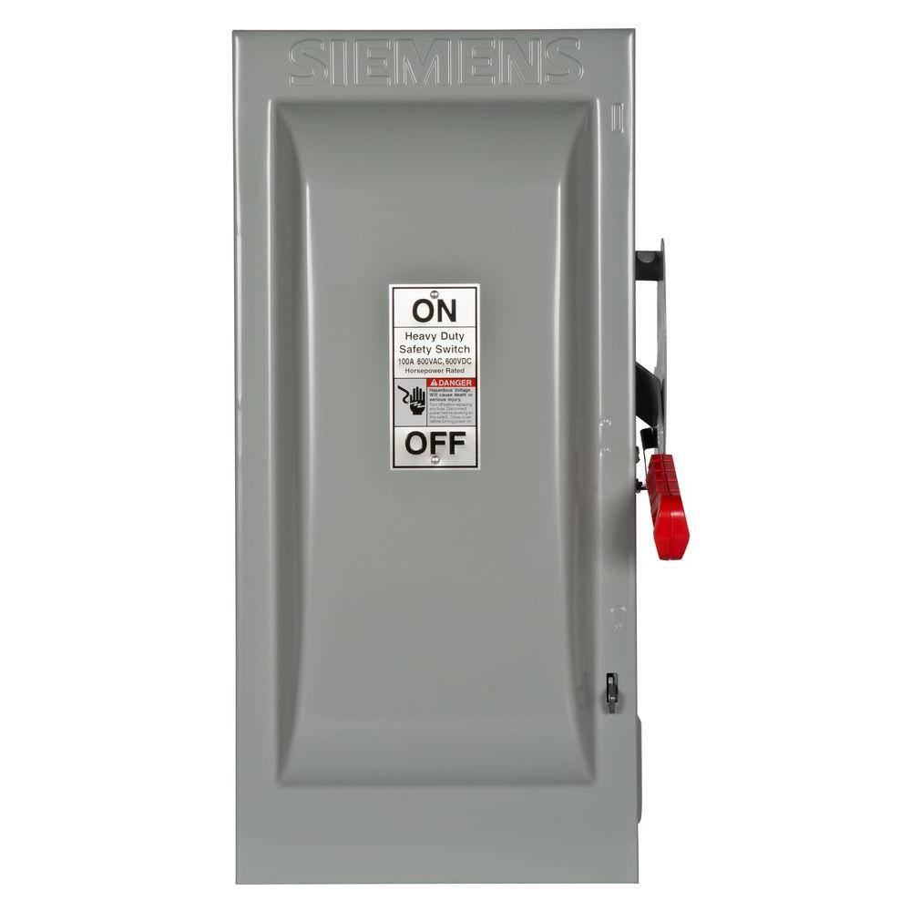 GE THN3362 60 Amp 600v Heavy Duty Safety Switch for sale online 