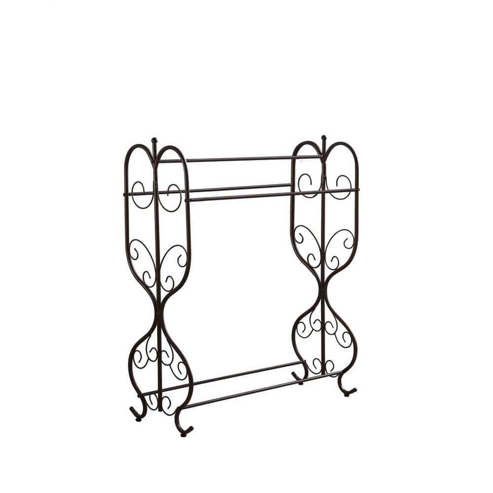 Signature Home SignatureHome Free Standing Triple Bathroom Towel Rack