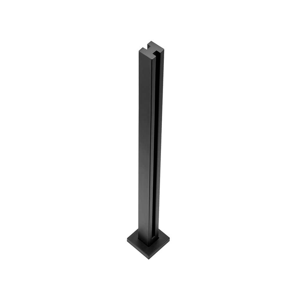 37.4 in. Height Glass Railing Bracket Glass Clamp for 0.39 in.-0.47 in. Th Tempered Glass, Glass Shelf Bracket Balcony price history on PriceWatchPro