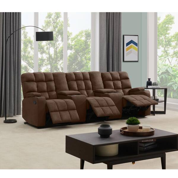 prolounger wall hugger microfiber storage recliner