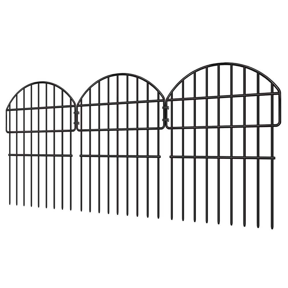 29 ft. (L) x 17 in. (H) Metal Garden Fence Animal Barrier, 27 Panels No Dig Fence price history on PriceWatchPro