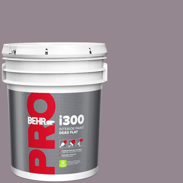 BEHR PRO 5 gal. #MQ1-32 Cinema Screen Dead Flat Interior Paint