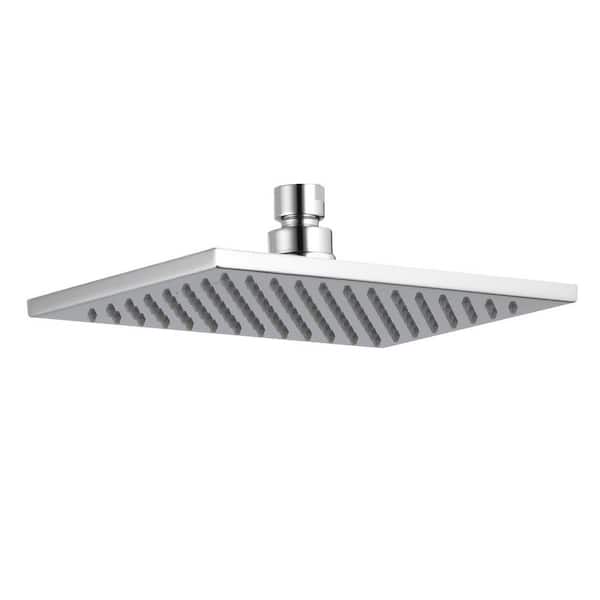 Delta Vero 1-Spray Patterns 1.75 GPM 8.69 in. Wall Mount Fixed Shower Head in Lumicoat Chrome