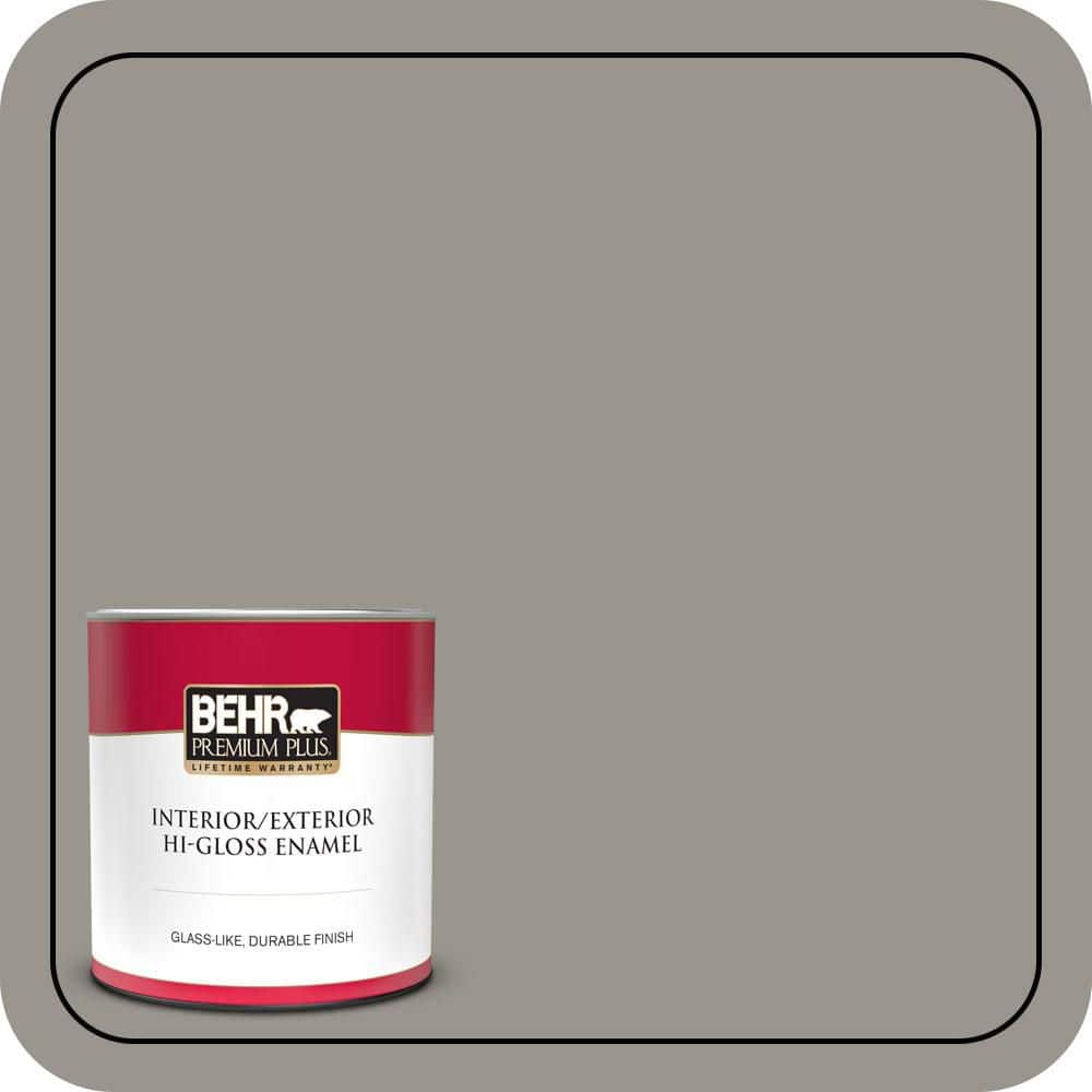 1 qt. #N360-4 Battleship Gray Hi-Gloss Enamel Interior/Exterior Paint & Primer price history on PriceWatchPro
