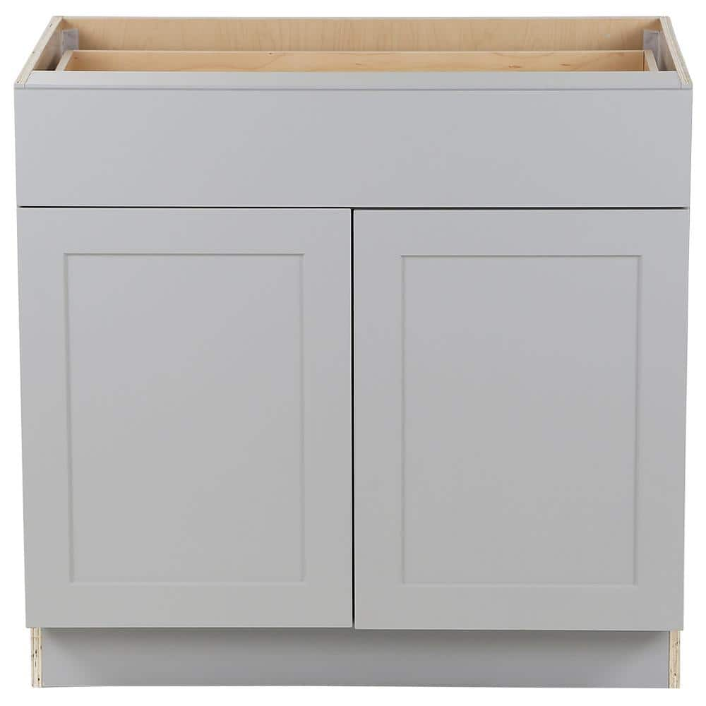 ZNTS Alice-36F-102,Floor cabinet WITHOUT basin,Gray color,With three  drawers W1865107752