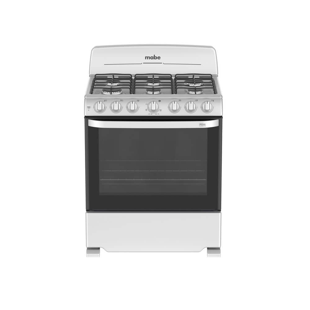 76.6 cm. 6 Burner Freestanding Gas Floor Range in Silver Mercury price history on PriceWatchPro