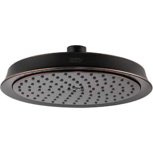 Raindance Classic 1-Spray 8.36 in. Wall Mount Fixed Shower Head in Rubbed Bronze